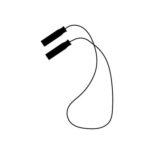 Vector jump rope vector icon