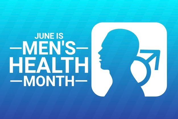 Vector june is men39s health month