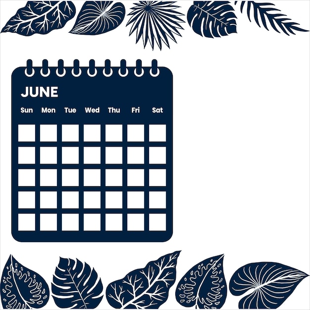 June Month Calendar