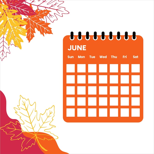 June Month Calendar