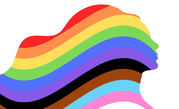 Banner della parata dell'orgoglio di giugno dell'organizzazione queer gay bisessuale gay bisessuale lgbtq