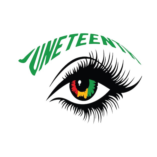 Juneteenth Day T-shirt svg circuits Juneteenth typografie vectorontwerp