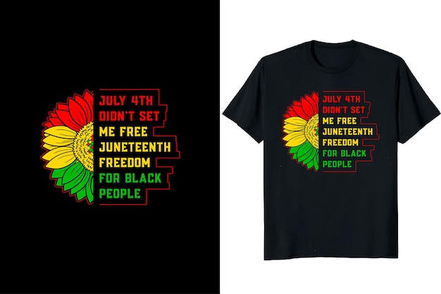 Juneteenth Day Tshirt Design