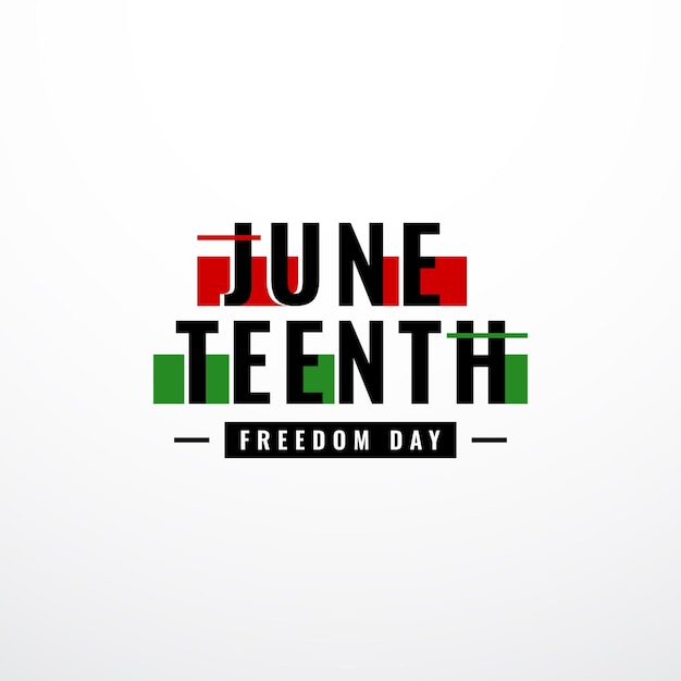 Sfondo di progettazione del giorno della libertà di juneteenth per il momento internazionale