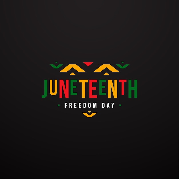 Juneteenth Freedom Day-achtergrondevenement