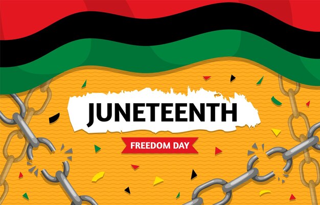 Juneteenth 自由の日の背景