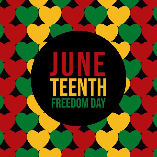 Vector juneteenth freedom day juneteenth vector