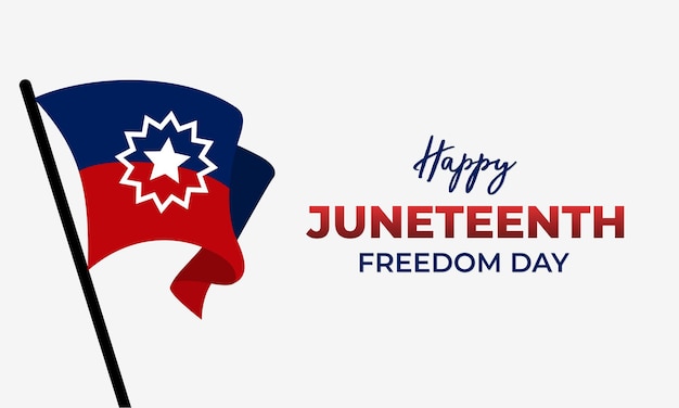 Juneteenth 독립 기념일 자유 또는 해방의 날 미국 공휴일은 6월에 경축됩니다.