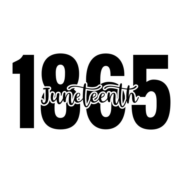 Vector juneteenth svg design