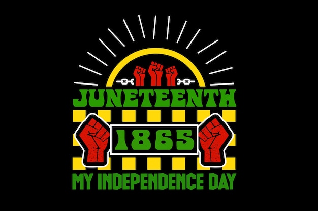 Vector juneteenth svg design