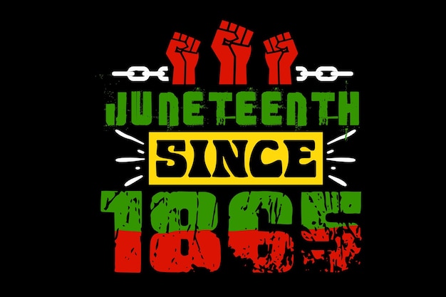 Juneteenth svg ontwerp