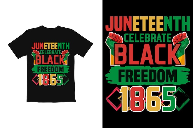 Juneteenth t shirt design vector file t shirt design print ready file with high dpi