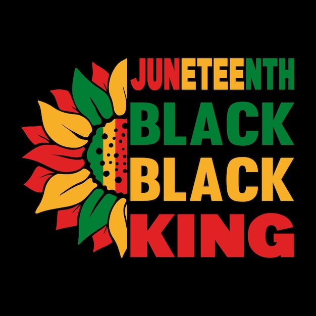 벡터 juneteenth t 셔츠 디자인