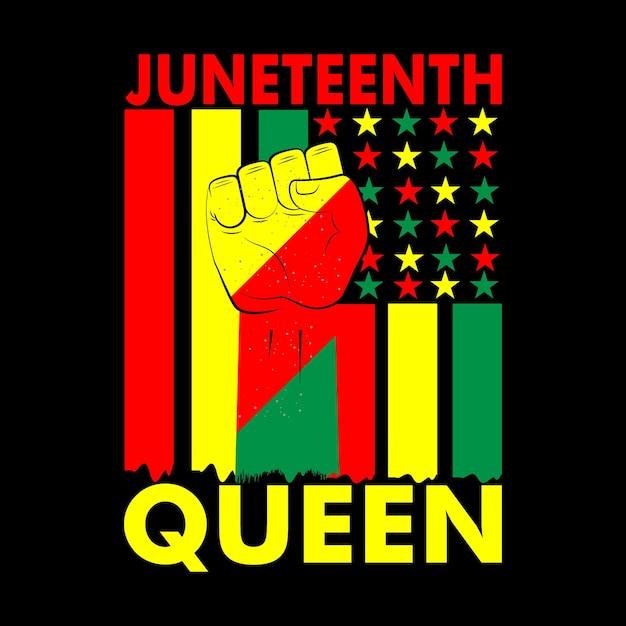 Juneteenth t 셔츠 디자인