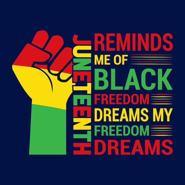 Juneteenth T Shirt Design