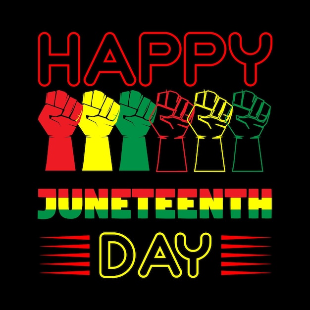 Juneteenth t-shirt ontwerp