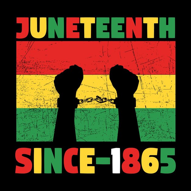 Juneteenth t-shirt ontwerp