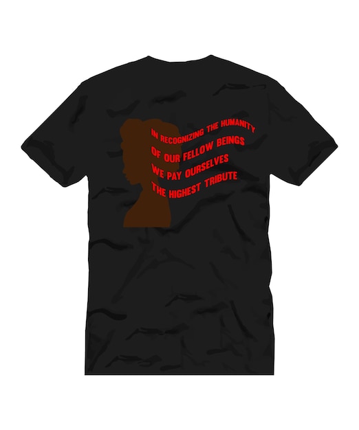 Vector juneteenth t-shirtontwerp