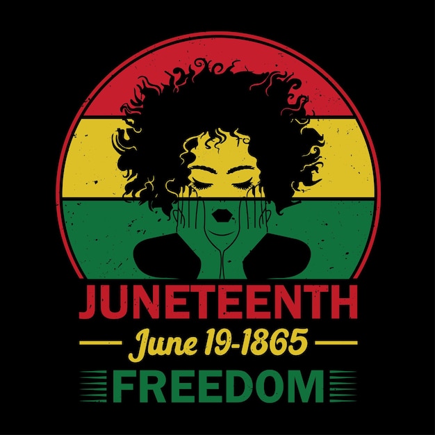 Juneteenth tshirt 디자인 juneteenth 벡터 juneteenth 빈티지 tshirt 디자인