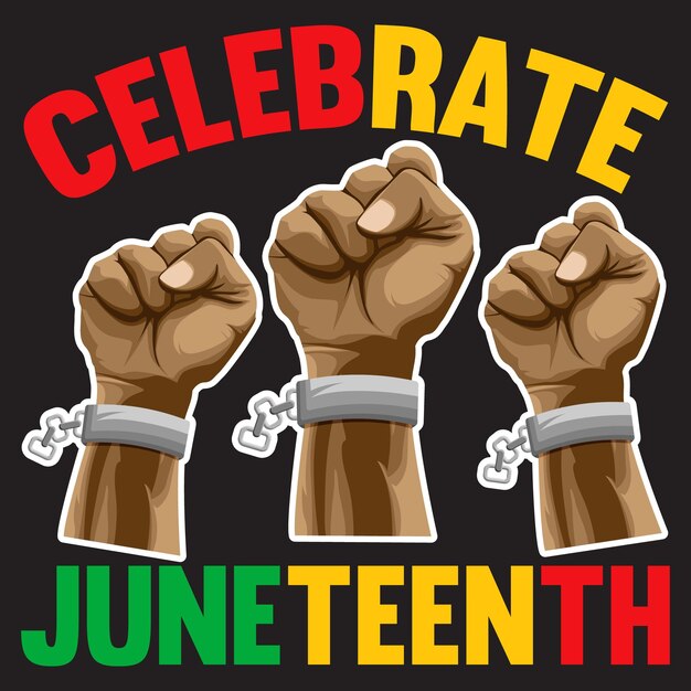 Juneteenth tshirt design