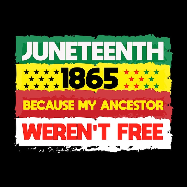 Juneteenth Tshirt Design