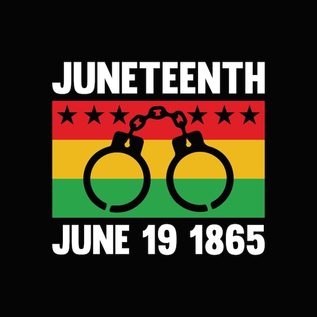 Vector juneteenth tshirt design