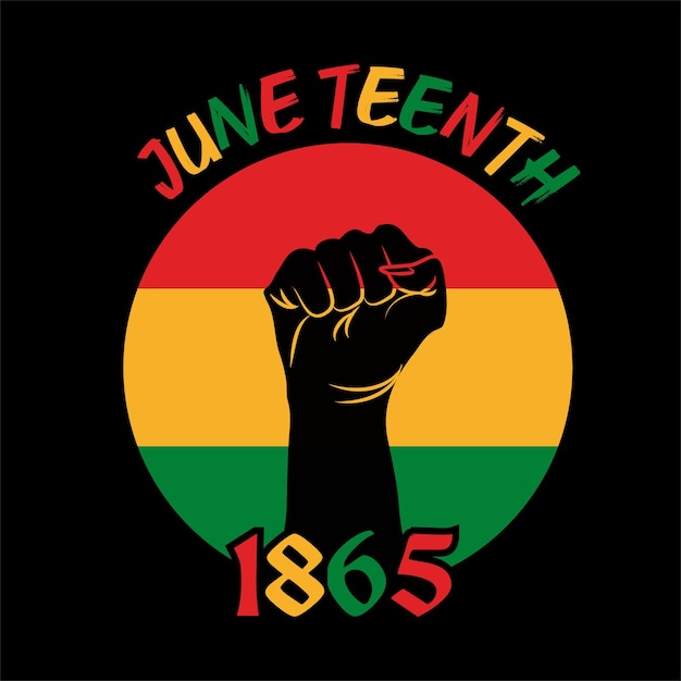 Vector juneteenth tshirt design