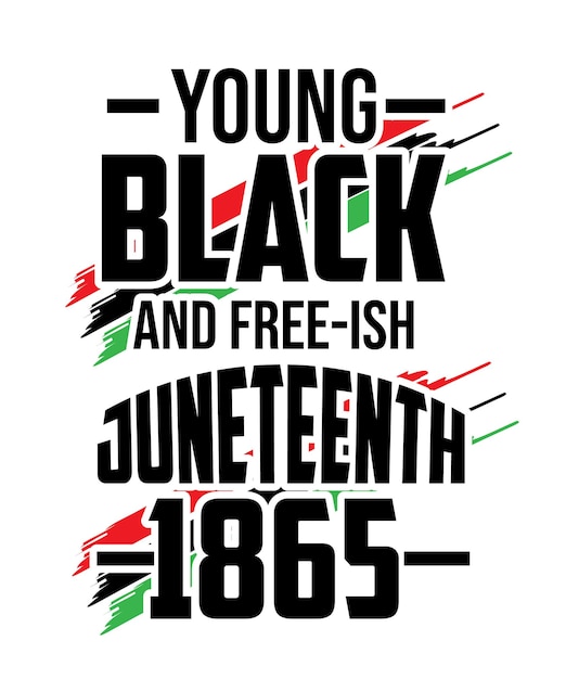 벡터 juneteenth tshirt juneteenth 1865년 이후 자유로운 미국 독립 기념일 티셔츠 디자인