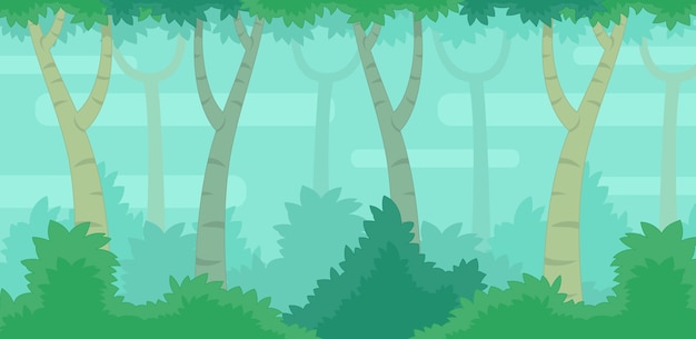 ベクトル ジャングルのゲームの背景