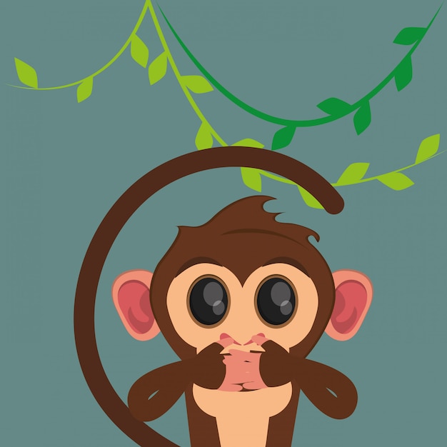 정글 원숭이 만화