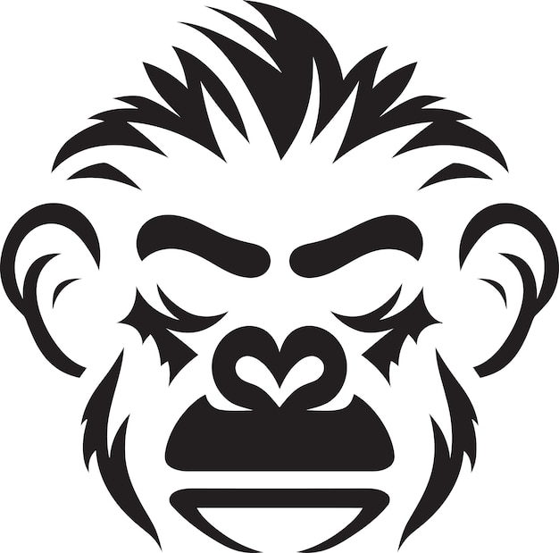 Jungle Noir Simian Vectors