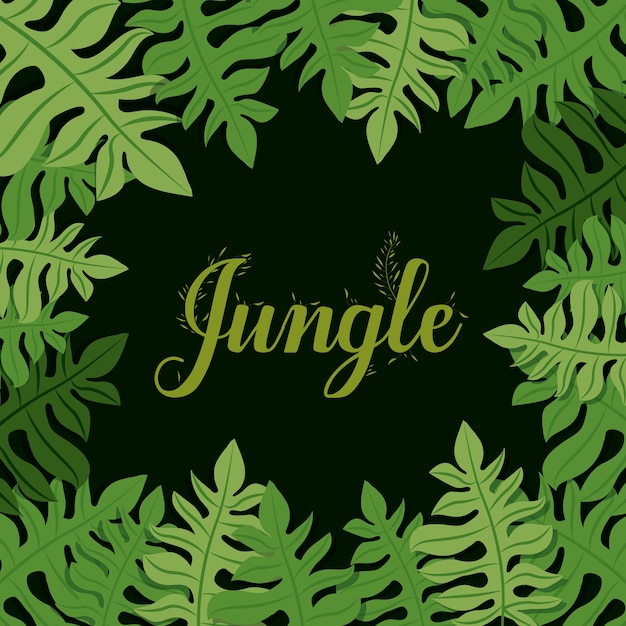 Vector jungle ontwerp