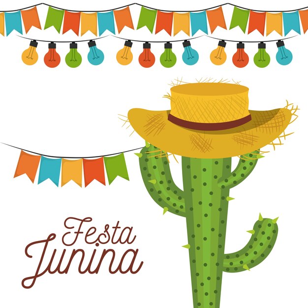 Junina-feestkaart