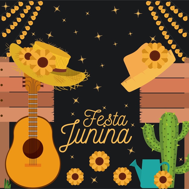 junina party card