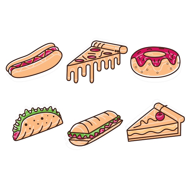 Junk Food Icons