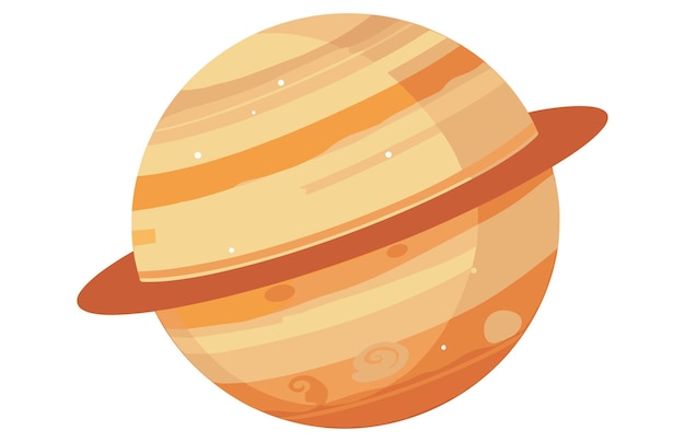 Vector jupiter planeet ruimte illustratie jupiter planeet vector