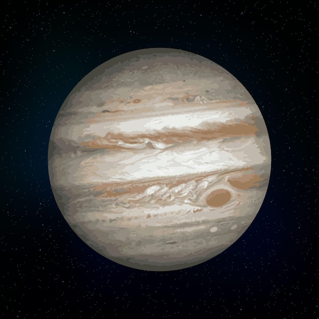 Jupiter realistic Planet