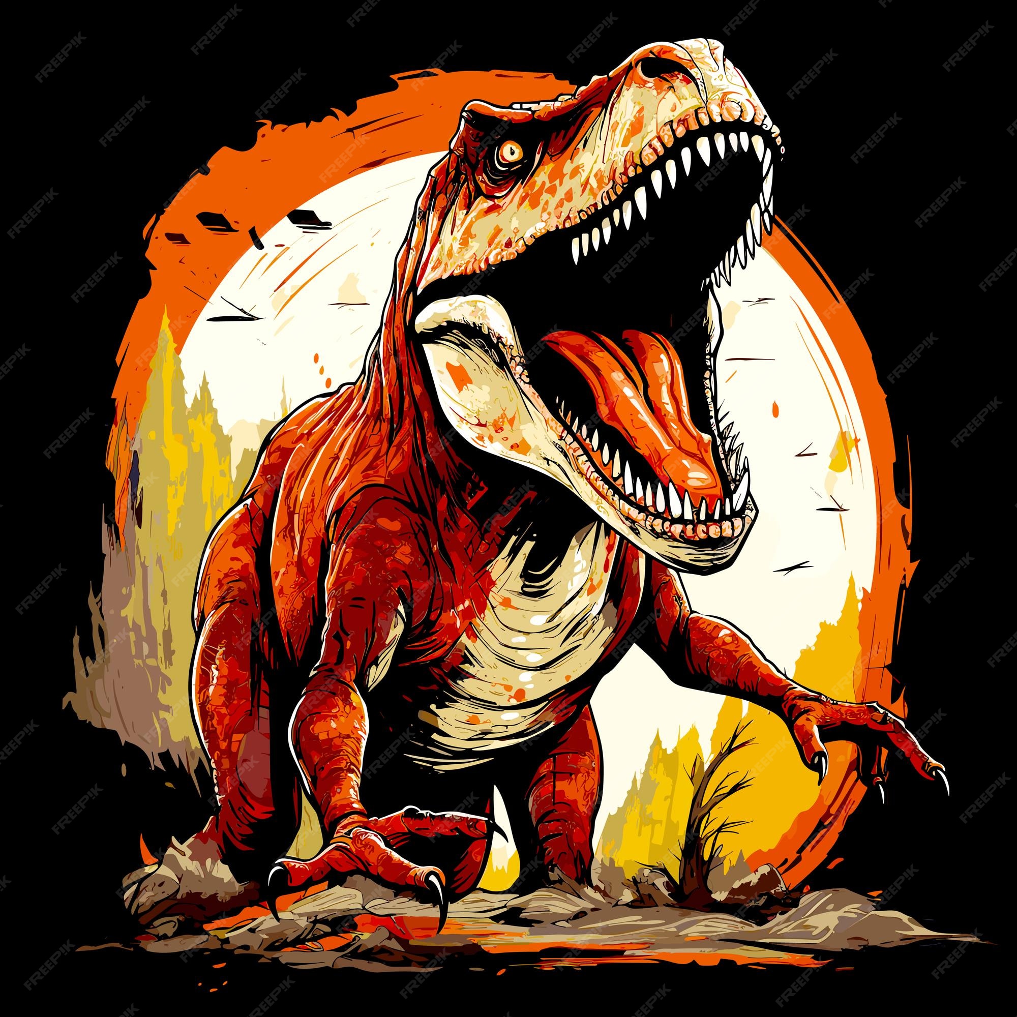 Jurassic Vector Art, Icons, and Graphics for Free Download