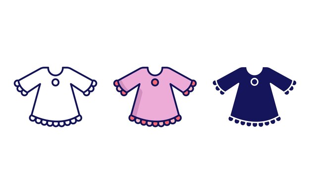 jurk icoon voor kinderen