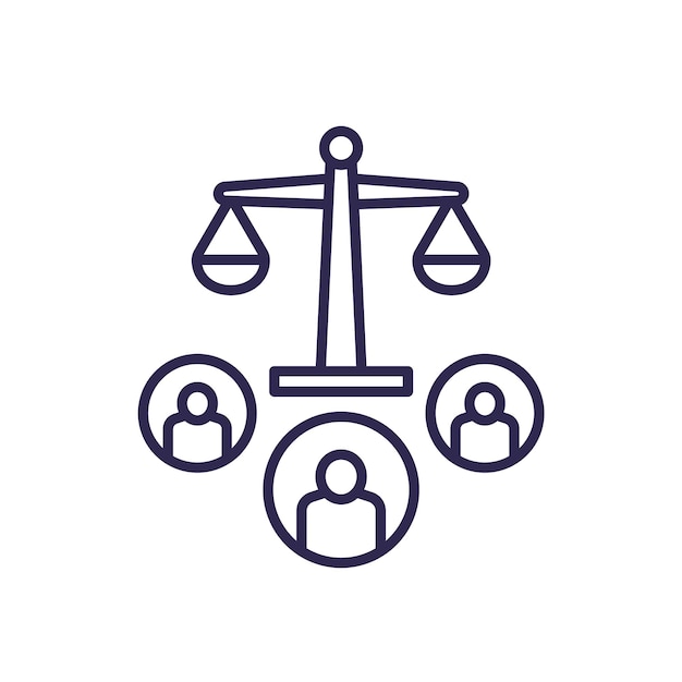 Икона жюри право и правовая система