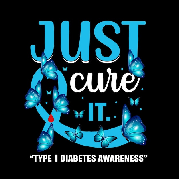 Vector just cure it diabetes t shirt