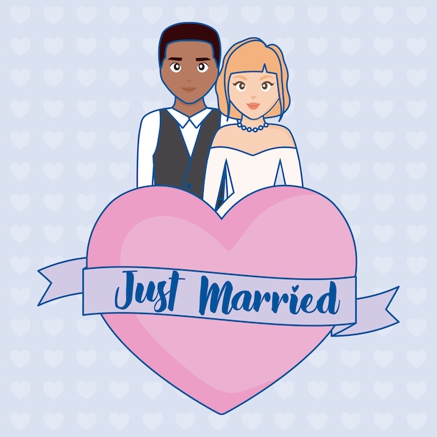 just married design