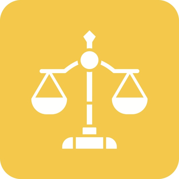 Justice icon vector image Can be used for Banking and Finance