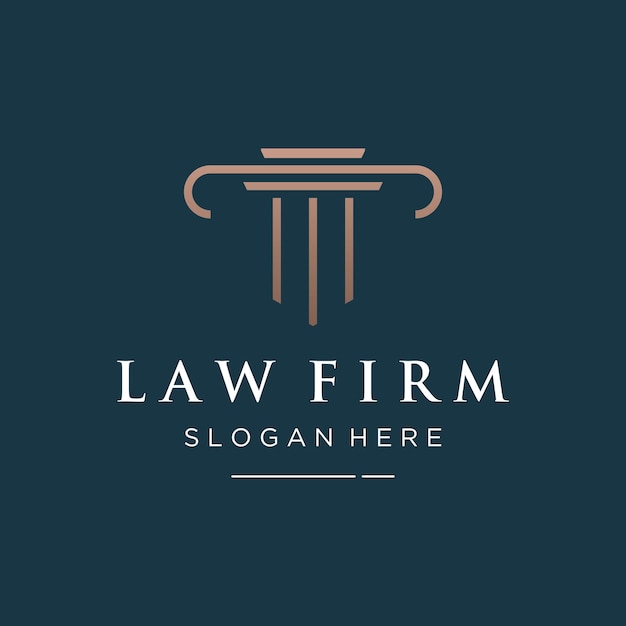 Justice law firm logo attorney