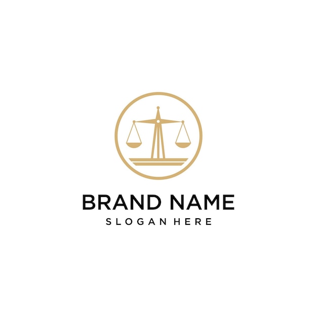 Premium Vector | Justice law logo design