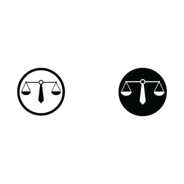 Justice law Logo Template