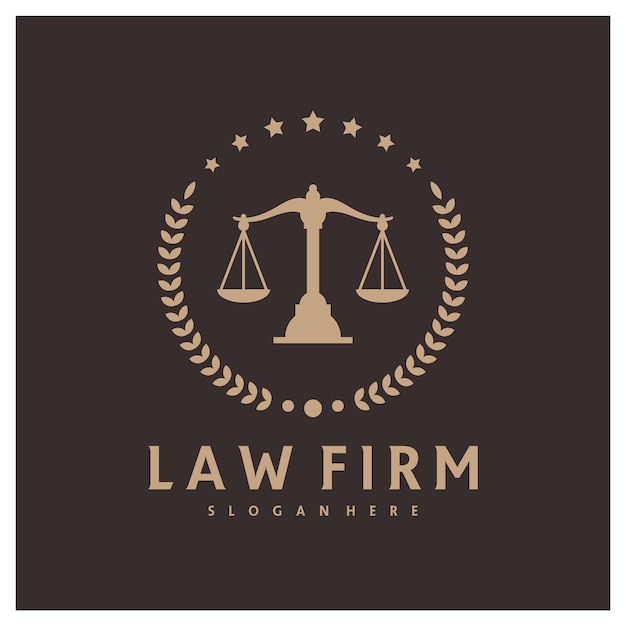 justice logo vector template creative law firm logo design concepts