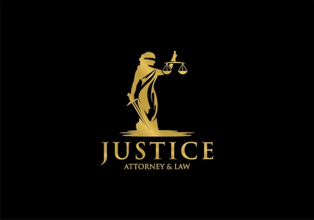 justitie advocaat wet logo ontwerp