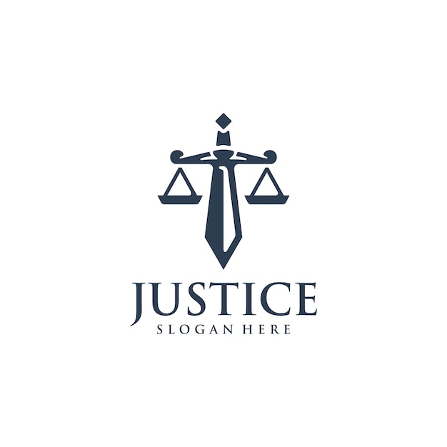 Justitie logo ontwerp inspiratie