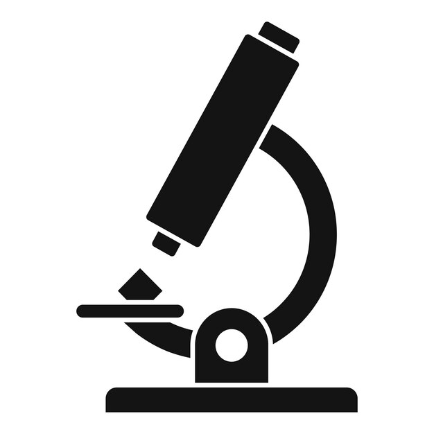 Vector juwelier microscoop pictogram eenvoudige illustratie van juwelier microscoop vector pictogram voor webdesign geïsoleerd op een witte achtergrond